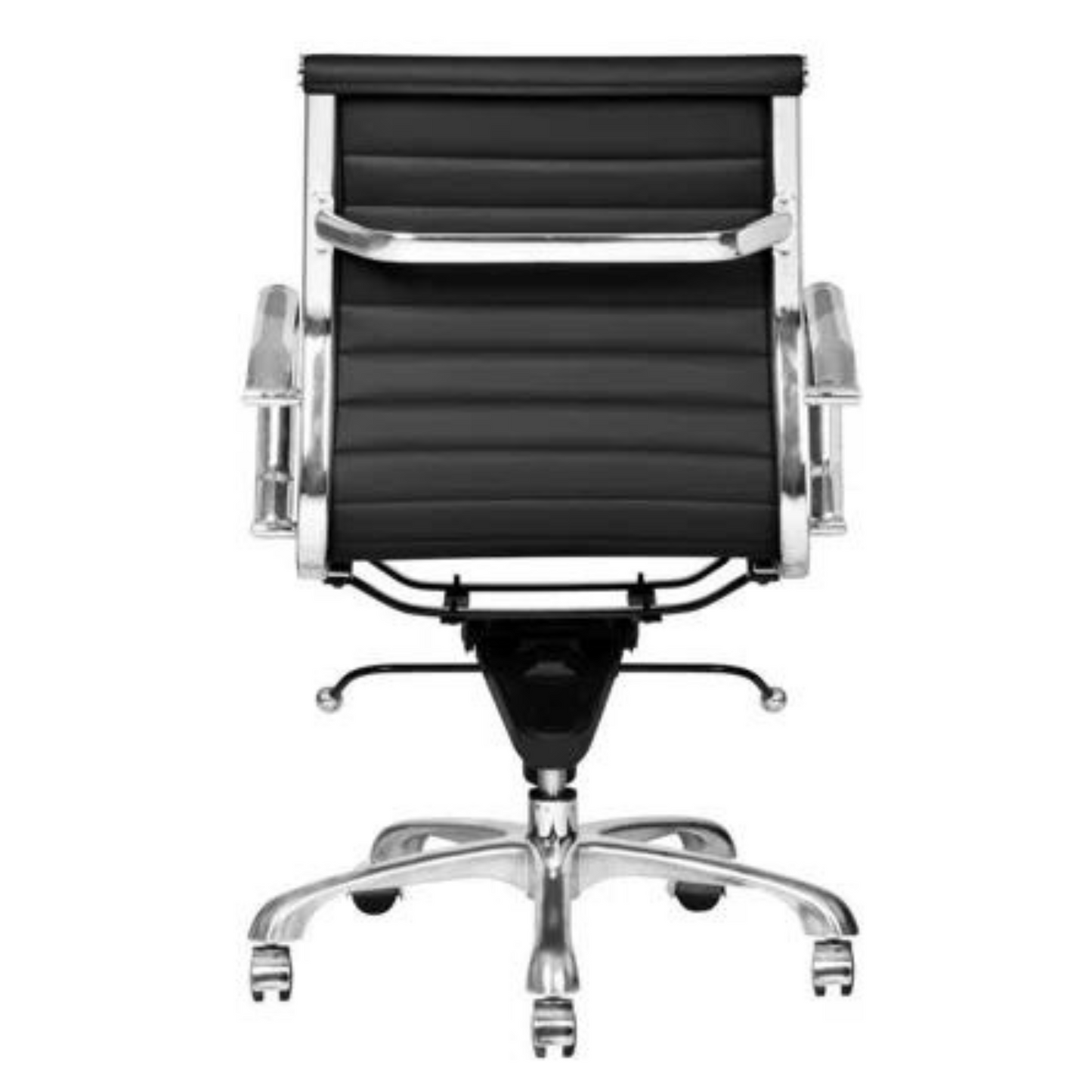 Toni Office Chair with Chrome Frame - Low Back