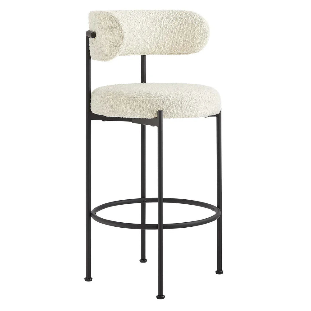 Federica Boucle Stool