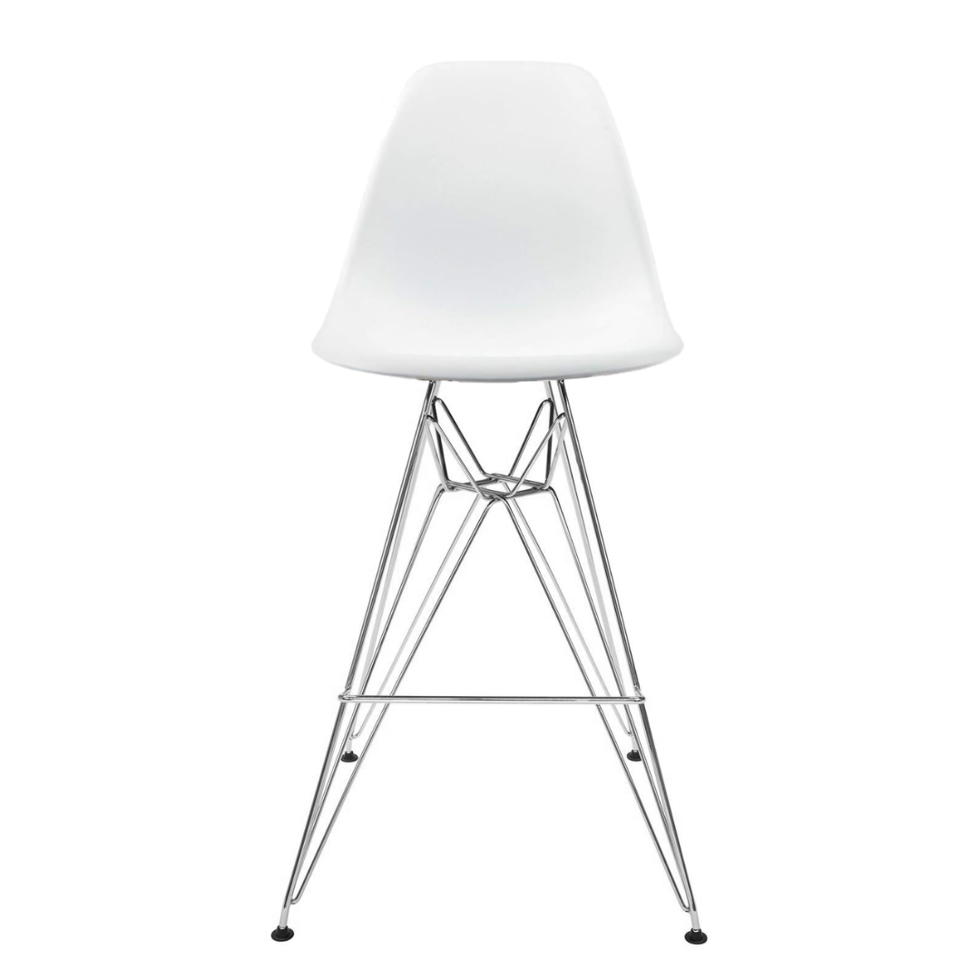 Eiffel Stool with Chrome Legs