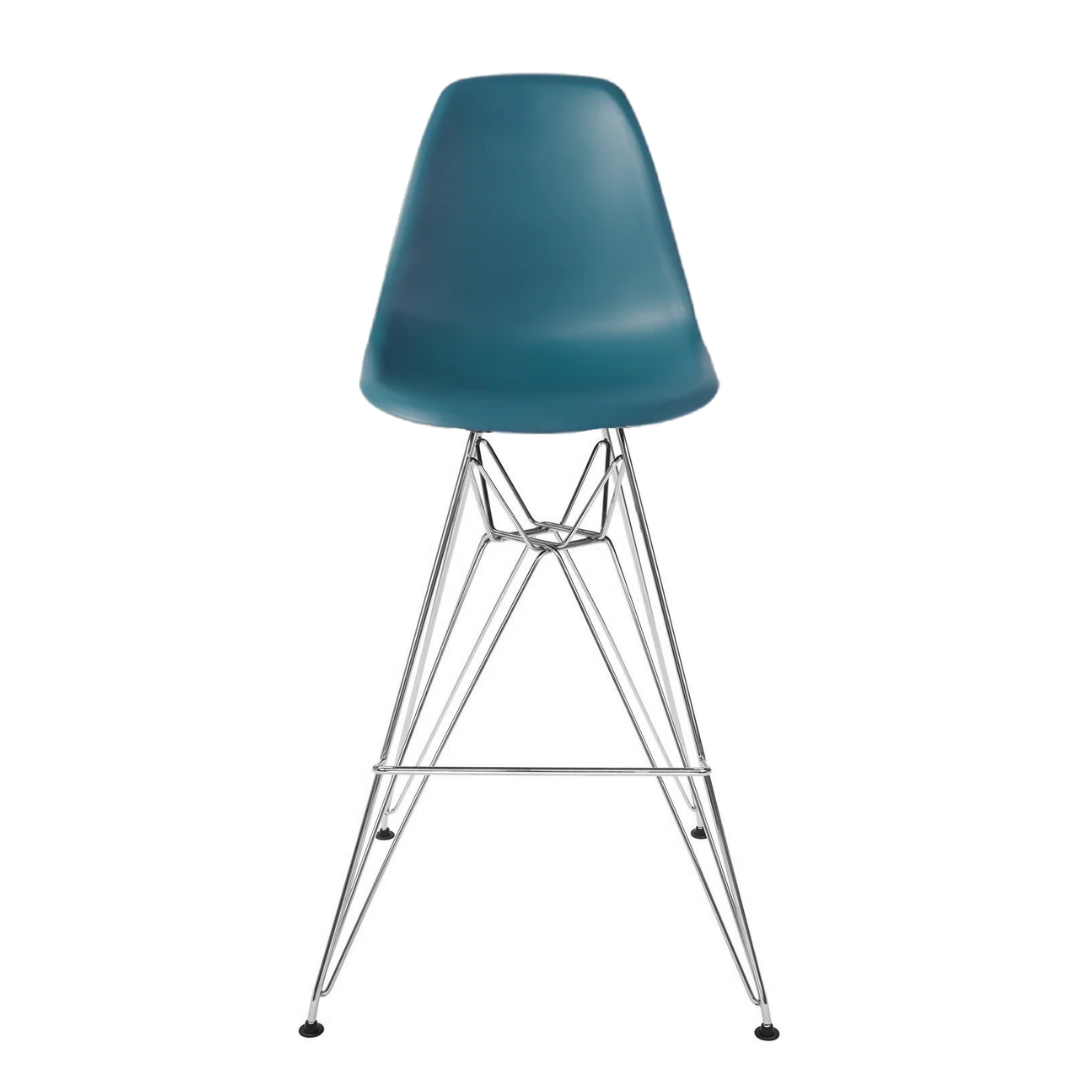 Eiffel Stool with Chrome Legs