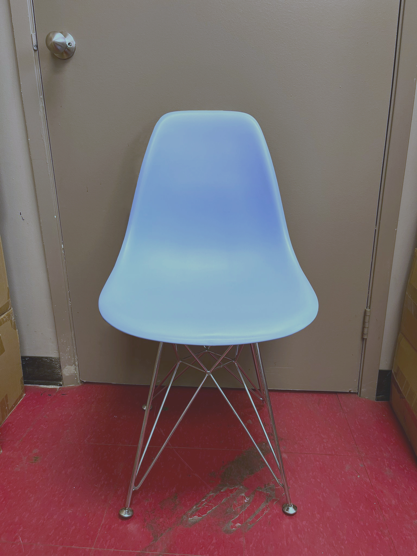Eiffel Dining Chair - Chrome Legs