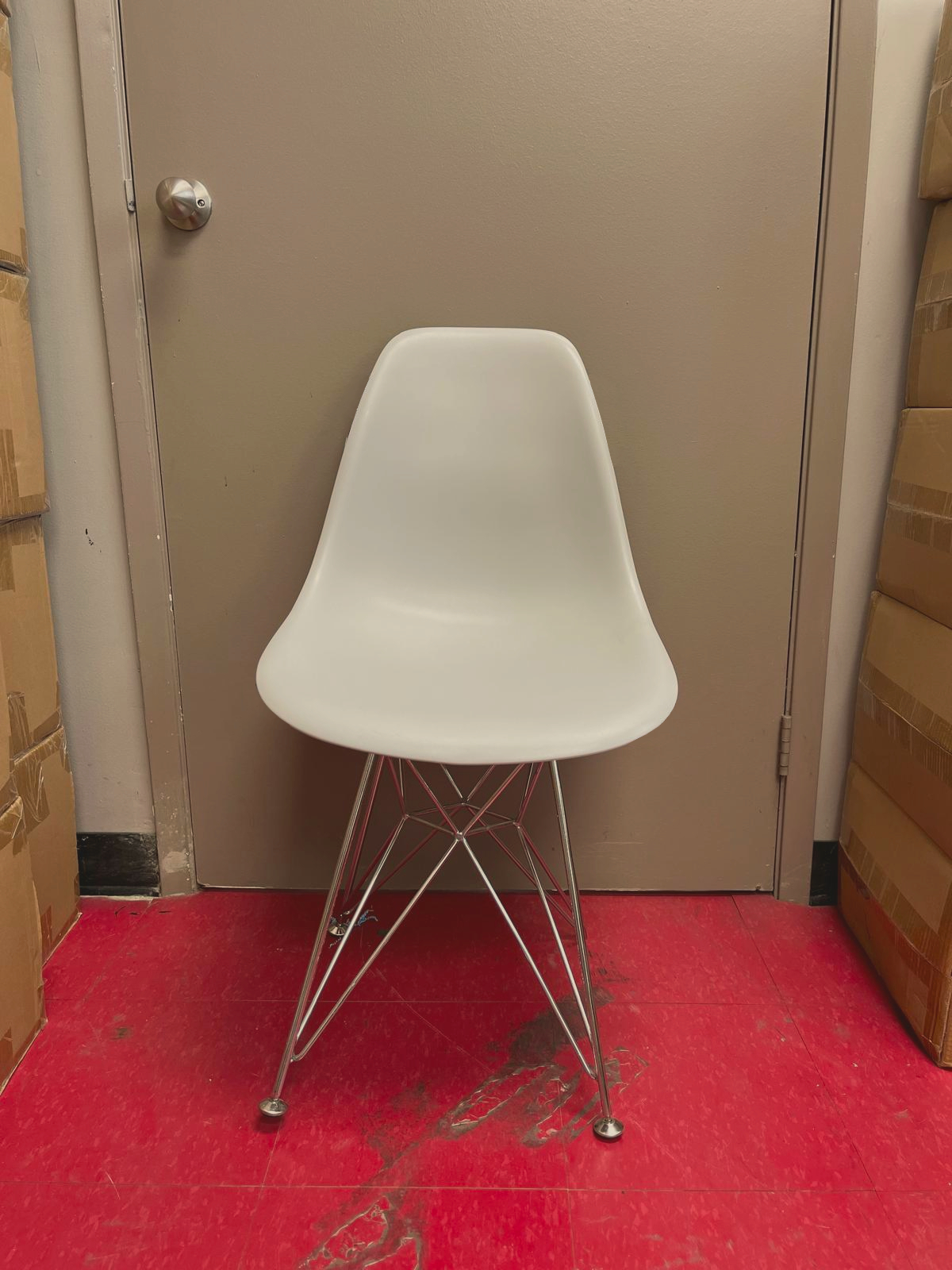 Eiffel Dining Chair - Chrome Legs