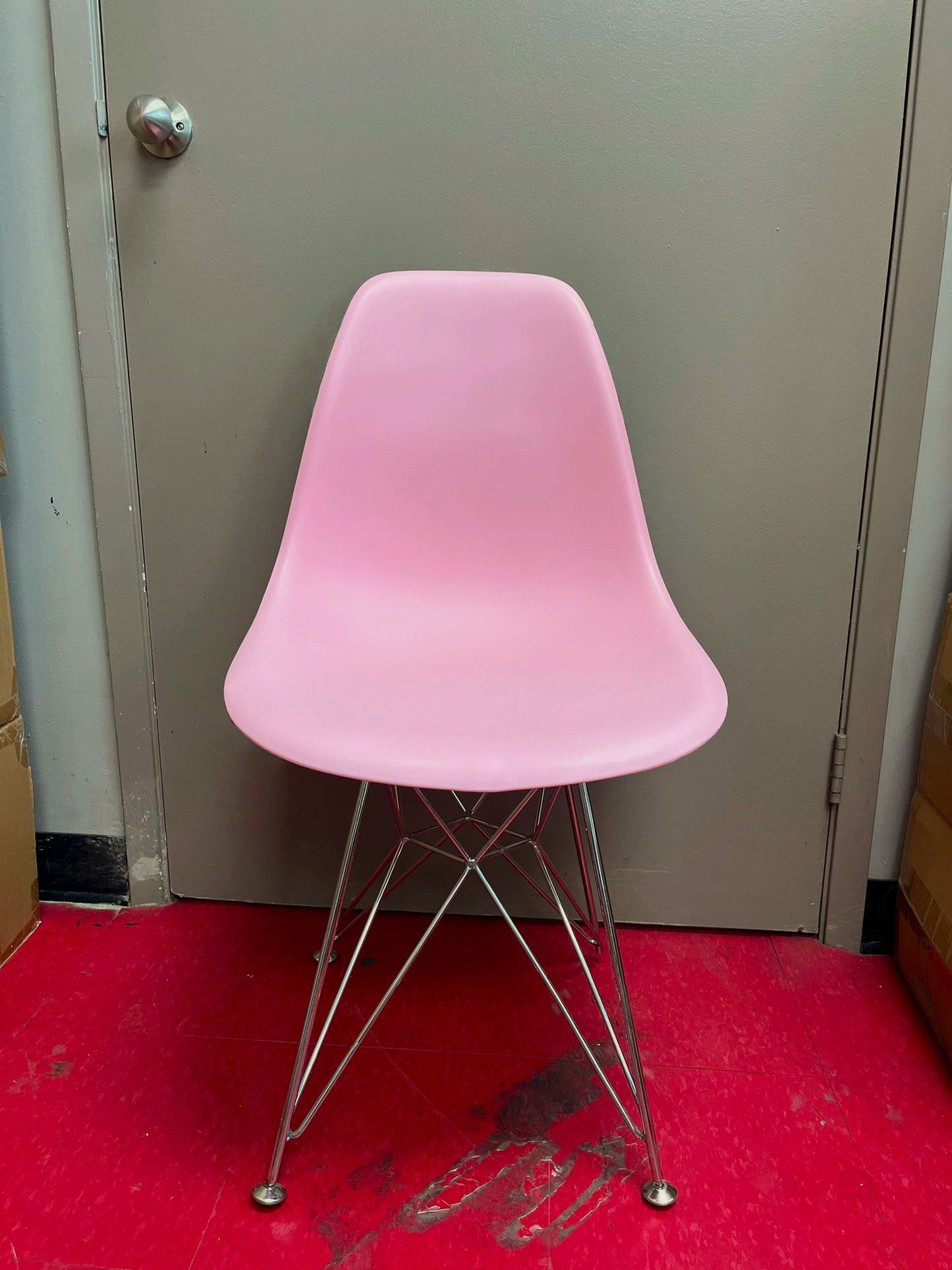 Eiffel Dining Chair - Chrome Legs