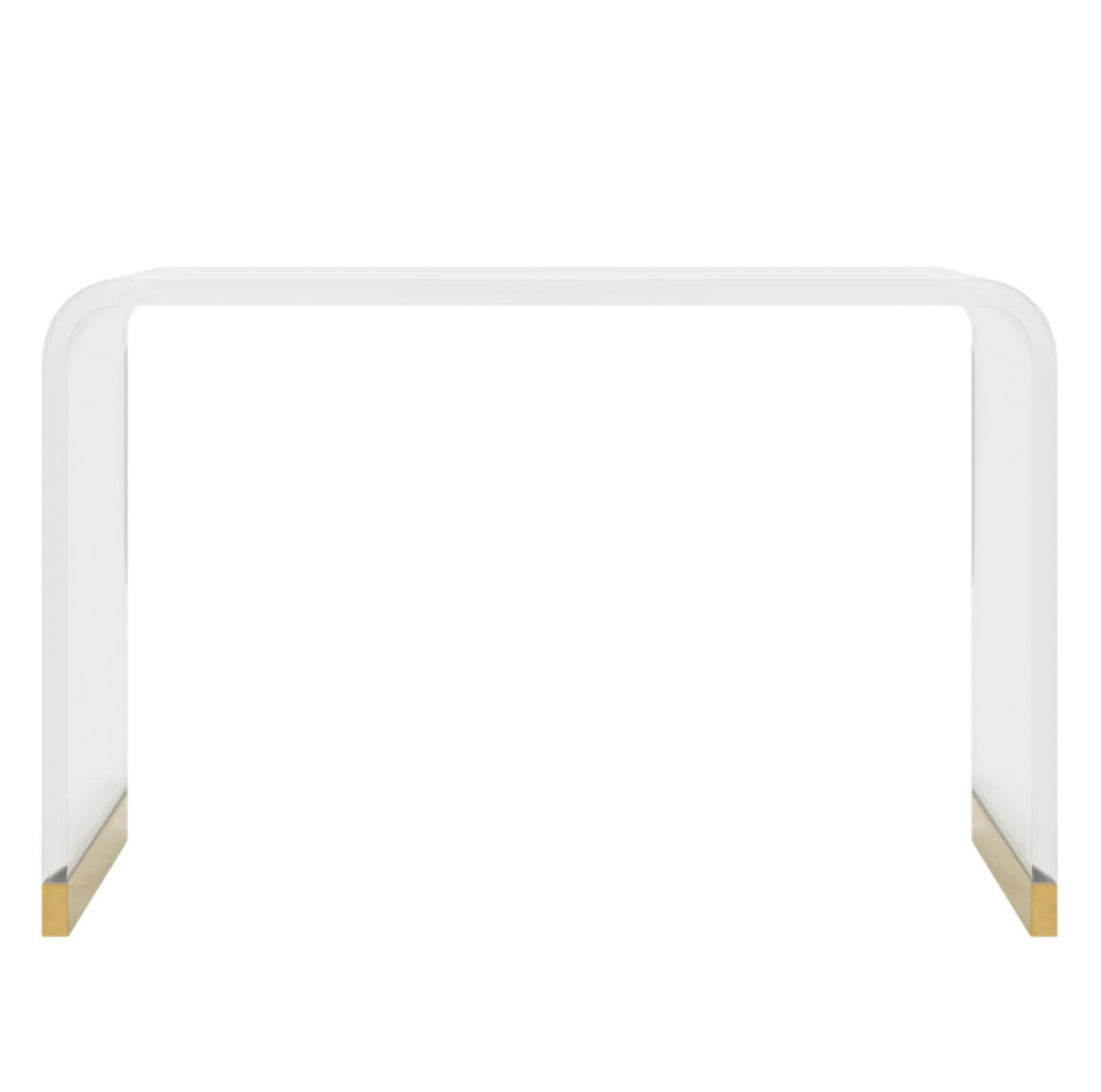 Acrylic Gold Console Table