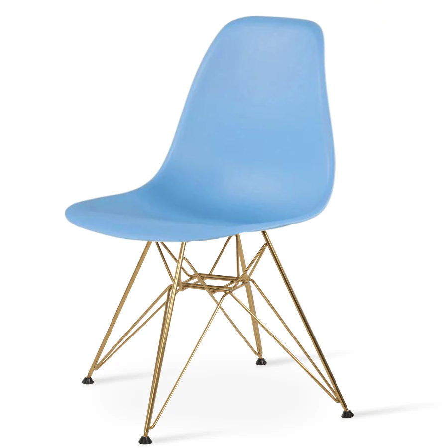 Eiffel Dining Chair (Gold Legs)