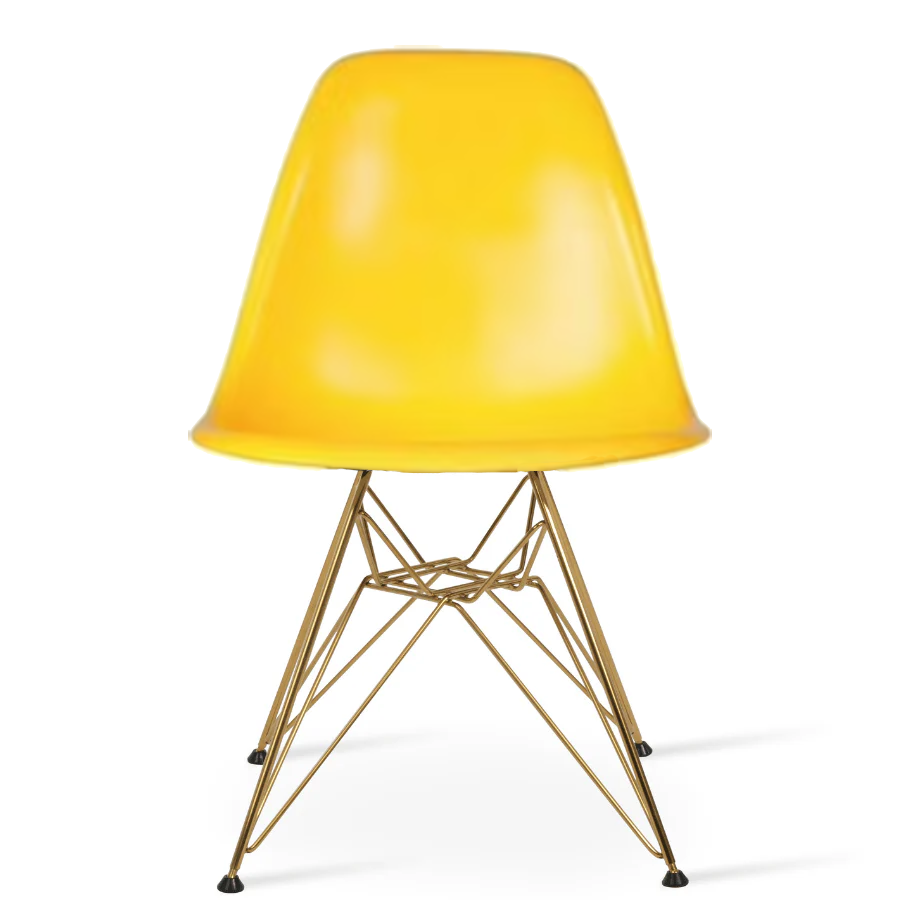 Eiffel Dining Chair (Gold Legs)