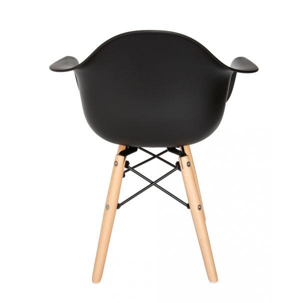 Eames Molded Plastic Kids Armchair - Wood Legs