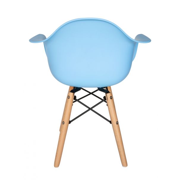 Eames Molded Plastic Kids Armchair - Wood Legs