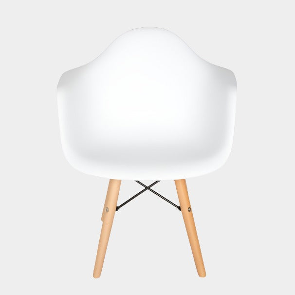 Eames Molded Plastic Kids Armchair - Wood Legs