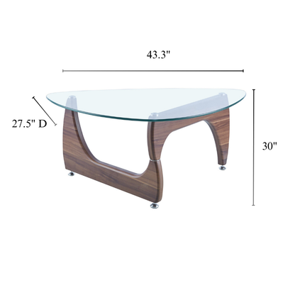 Noguchi Coffee Table - Metal hooks