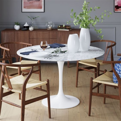 Marble Tulip Dining Table
