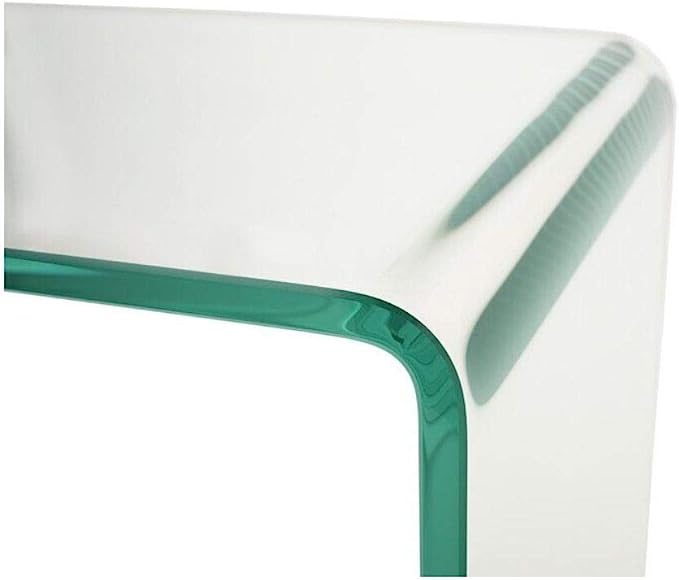 Bent Glass Console Table