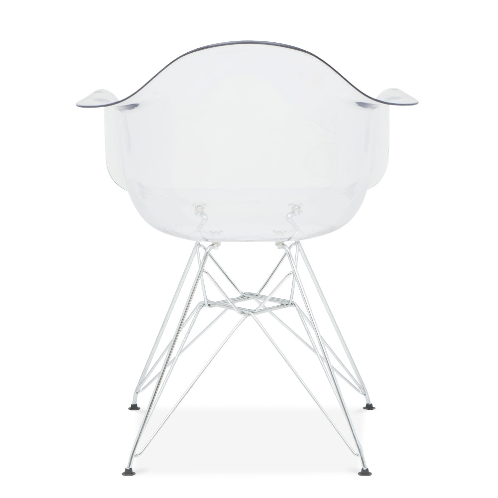 Acrylic Bucket with Chrome Base