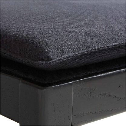 Black Tina Cane Counter Stool