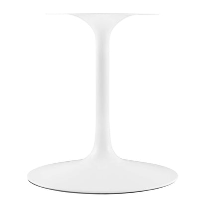 White Lacquer Tulip Dining Table (Oval)
