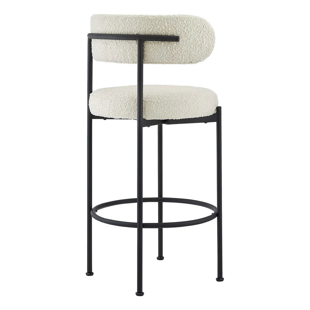 Federica Boucle Stool
