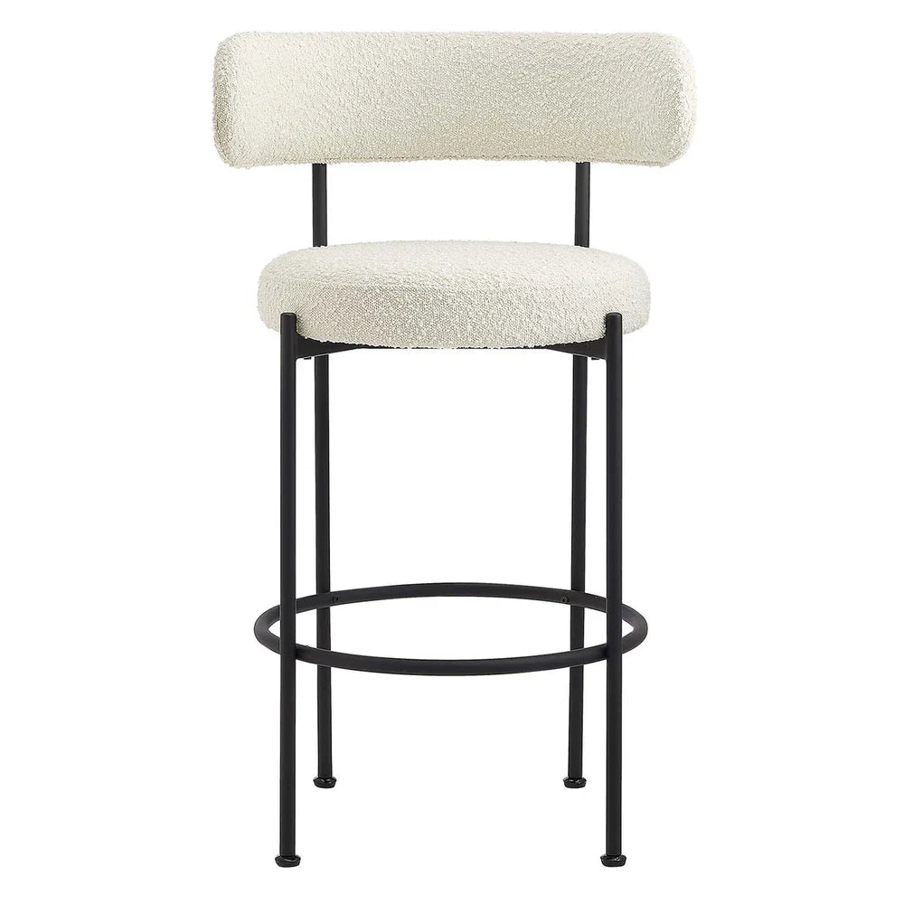 Federica Boucle Stool