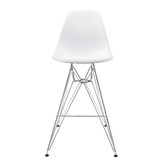 Eiffel Stool with Chrome Legs