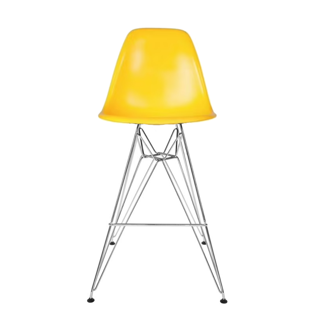 Eiffel Stool with Chrome Legs
