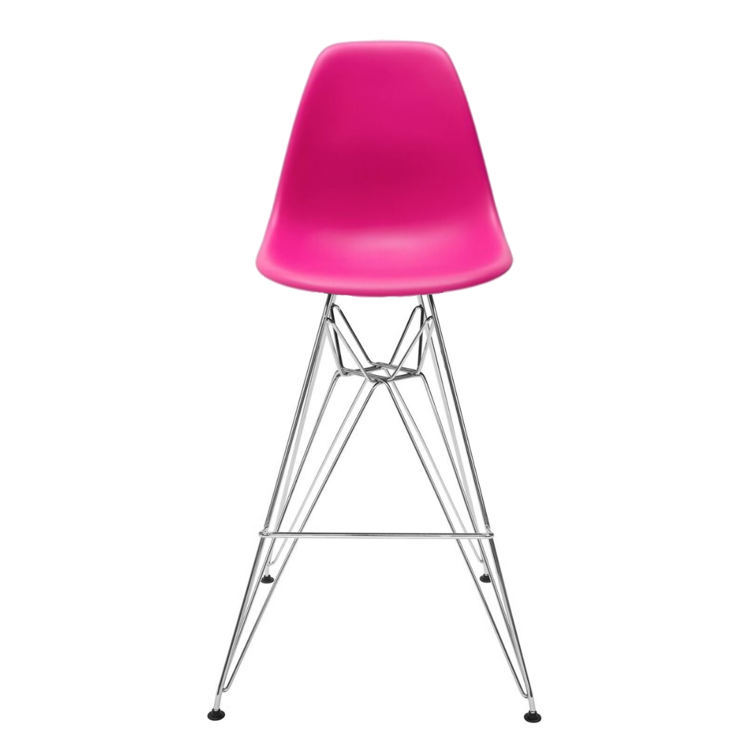 Eiffel Stool with Chrome Legs