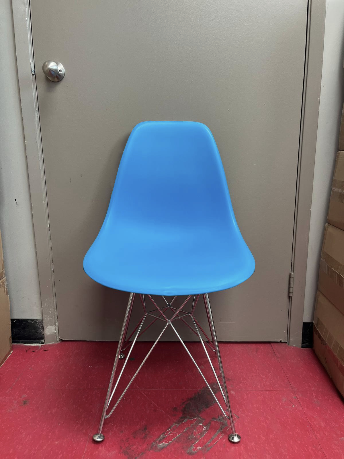 Eiffel Dining Chair - Chrome Legs