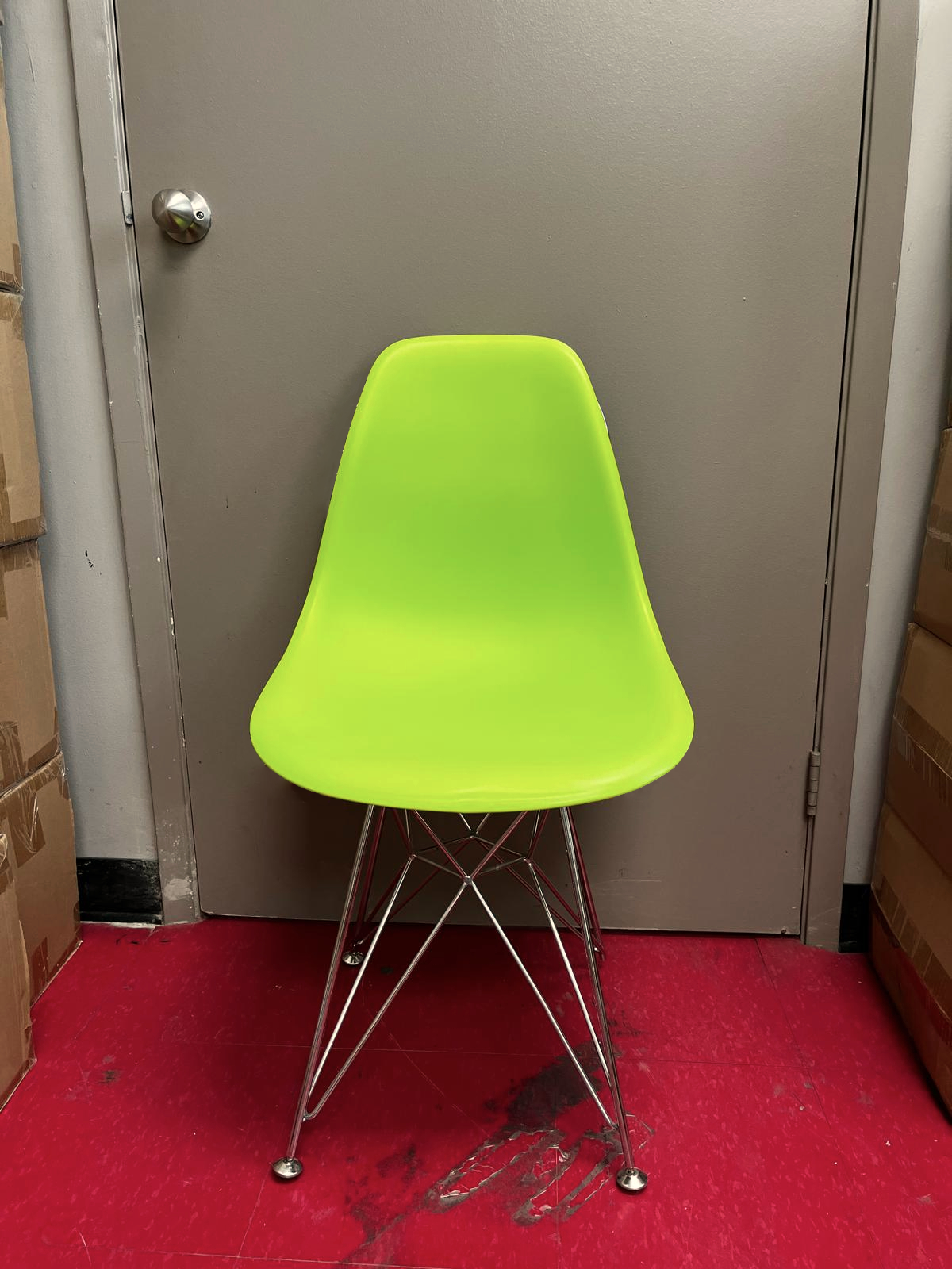 Eiffel Dining Chair - Chrome Legs