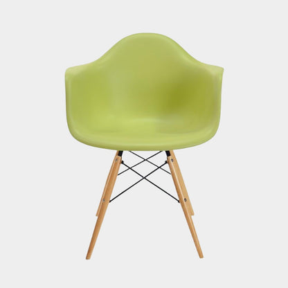 Eames Molded Plastic Kids Armchair - Wood Legs