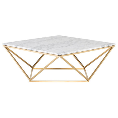 Justine Marble Coffee Table (Faux)