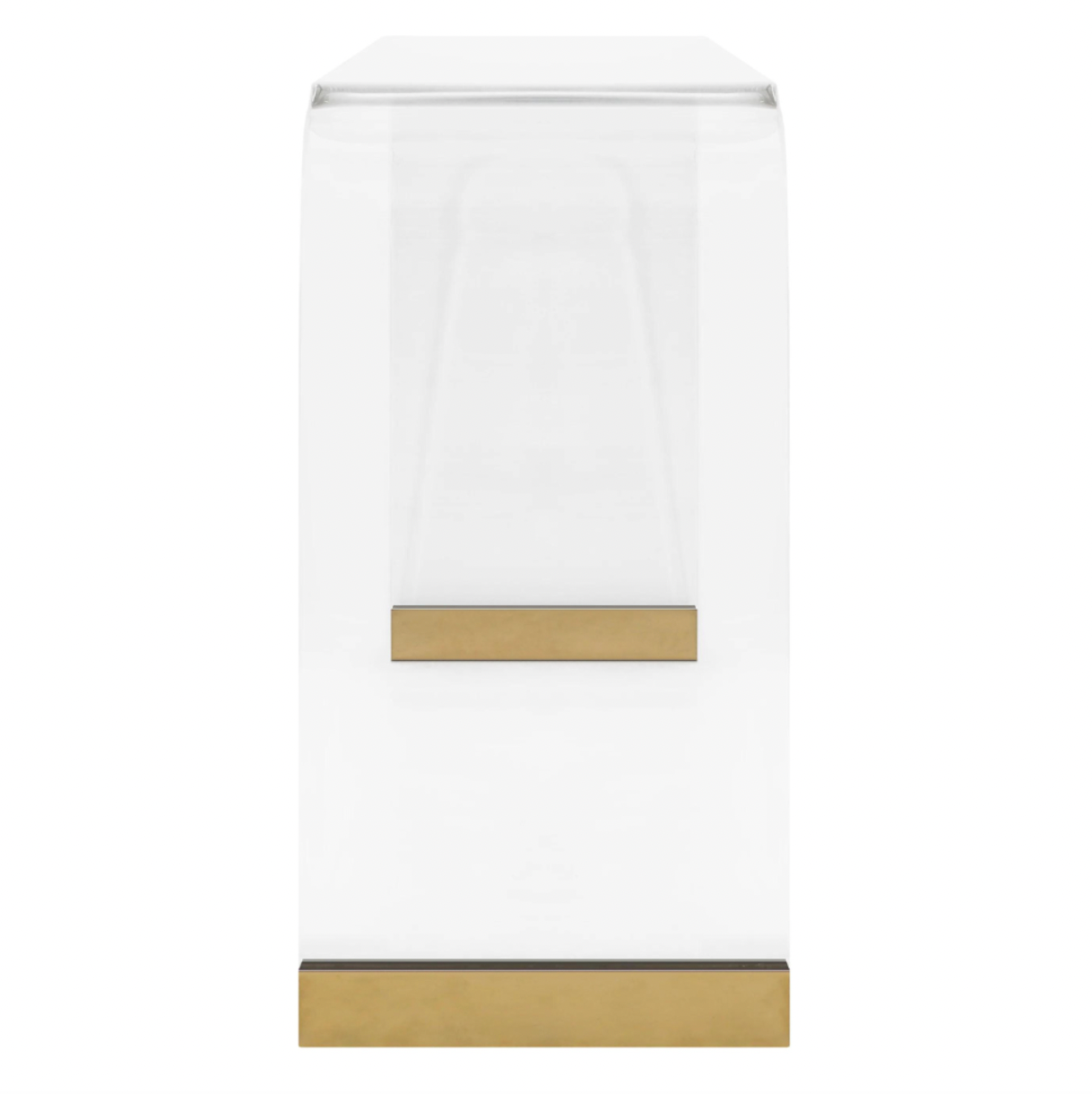 Acrylic Gold Console Table
