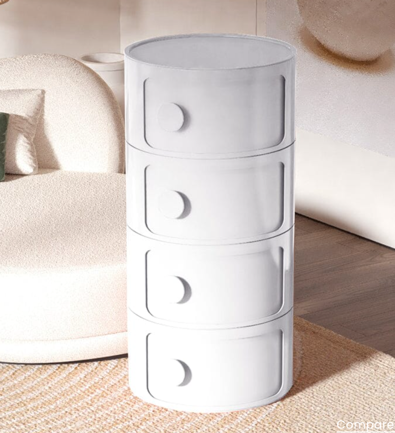 George Round 4 Drawer Storage