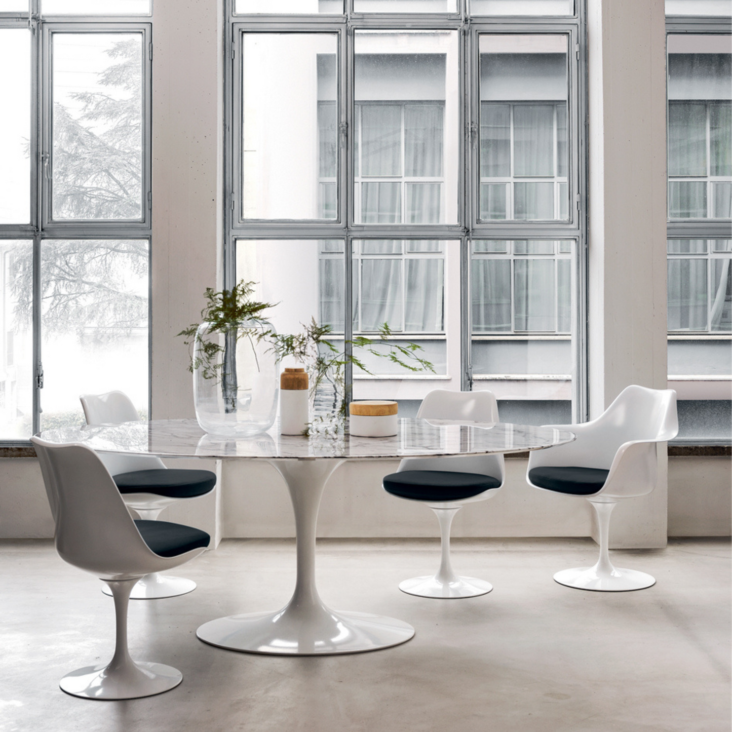 Marble Tulip Dining Table