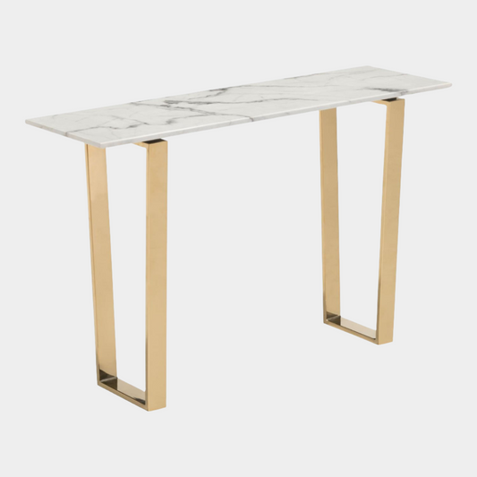 Rectangle Gold Console