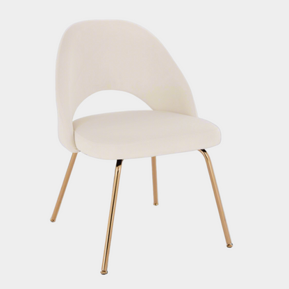 Sand Gold Velvet Dining Chair