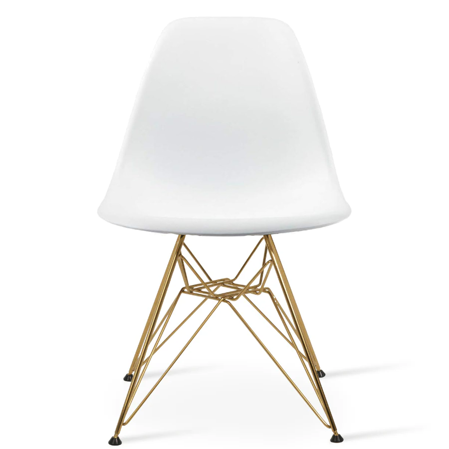 Eiffel Dining Chair (Gold Legs)