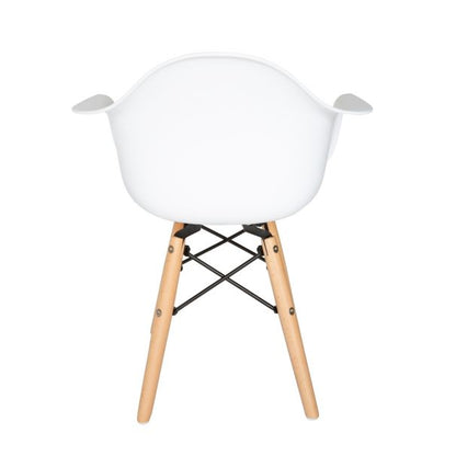 Eames Molded Plastic Kids Armchair - Wood Legs